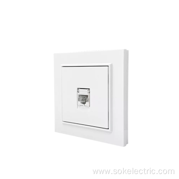 high quality Tel Socket Outlet CAT3 with Hanger